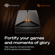 Seagate FireCuda X Vault 8TB External Gaming Hard Drive, USB-C Connection, RGB Lighting, Certified for Xbox on PC, STNL8000400