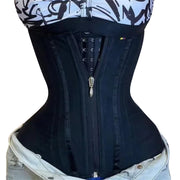 Weflink Waist Trainer for Women Underbust Corset with 15 Elastic Bones, Firm Abdominal Compression, Anti-Droop Design, Black or Complexion, XS to XXL