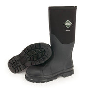 Muck Boot Company Chs000a-011 Chore Boot All Conditions Steel Toe Work Boots for Men - Black - 11M