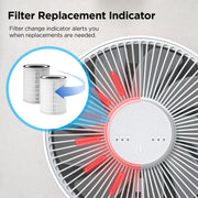 Cuckoo Air Purifier, H13 True HEPA with Activated Carbon Filter, Auto+ Mode, Sleep Mode, White, 456 sq. ft., CAC-I0510FW