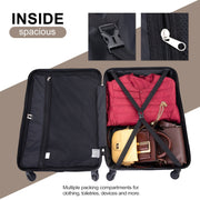 Tripcomp TC2000Khaki Green Luggage 3 Piece Set, Golden