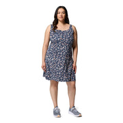 Columbia PFG Freezer III Sleeveless Athletic Dress with UPF 30 Sun Protection, Cooling Fabric, Collegiate Navy Konakai, Small, 153802