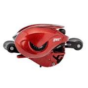 Lew's KVD Elite Baitcast Fishing Reel, Left-Hand Retrieve, 8.3:1 Gear Ratio, 6+1 Bearings, Red/Black, KVD1XHLG2
