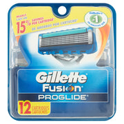 P&G Gillette Fusion5 ProGlide Mens Razor Blades 12 Refills