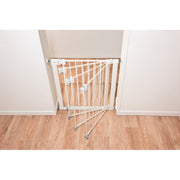 Safety 1st Easy Install Auto-Close Baby Gate, Pressure-Mounted, Magnetic Latch with SecureTech Indicator, Black, Fits 29