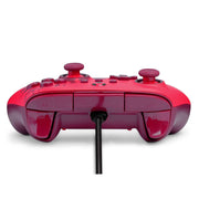 PowerA Advantage Wired Controller, Red Flame, Hall Effect Thumbsticks, 3-Way Trigger Locks, Dual Rumble Motors, USB-C, Compatible with Xbox Series X|S and Xbox One, XBGP0521-01V