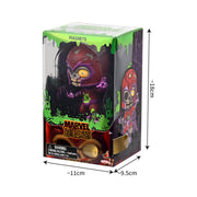 YuMe Zombies Cosbaby Collectible Action Figures, Zombie Wolverine and Zombie Magneto, Vinyl, Red, Pack of 2, Zombies Cosbaby Duo