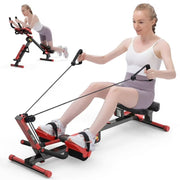 HiJob Rowing Machines for Home, 3-in-1 Foldable Rowers with High Resistance