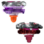 Hasbro Beyblade X Circle Ghost 0-80GB & Chain Incendio 5-60HT Dual Right-Spinning Battling Tops Pack