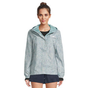 The North Face Antora Rain Jacket, Waterproof Breathable DRYVENT 2L, Blue Eclipse Regenerative Ink Print, Large, NF0A8ENUE6I