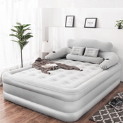 SLLINGLUO 18 Inflatable Queen Air Mattress with Pump, Gray
