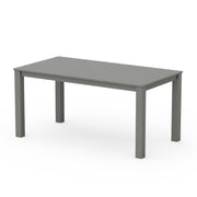 Better Homes & Gardens by POLYWOOD Southlake Outdoor Dining Table, 34 in x 64 in, Slate Gray, Rectangular, Water-Resistant, Seats 6, BHDT3464-T14-GY