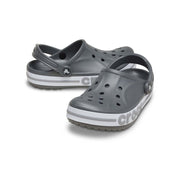 Crocs Bayaband Clog, Slip-On Waterproof Lightweight Footwear with Pivot Heel Strap, Black/White, Men's 13 Women's 15, 205089-066