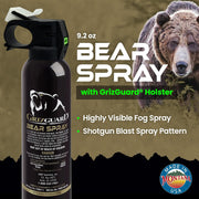 UDAP 260GG2 Griz Guard Bear Spray Double Pack with Holster - 9.2 oz.