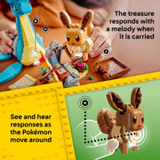 LEGO Pokmon SMART Play Eevee and Lapras Treasure Hunt Building Set, 623 Pieces, Interactive Toy with 2 Posable Figures and 3 SMART Tags, Ages 8+, 72162