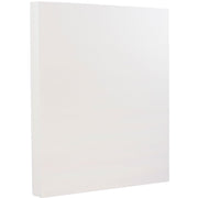JAM Paper Strathmore Cardstock Bright White Wove 130lb Heavyweight 8.5 x 11 in 25 Sheets