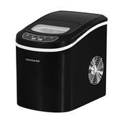 Frigidaire 26 lb Compact Freestanding Ice Maker, Black Stainless Steel, 2.3 Qt Water Reservoir, Electronic LED Controls, EFIC101-BLACK-COM