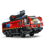 LEGO City Airport Fire Truck Building Toy with 4 Firefighter Minifigures, 691 Pieces, Ages 7+, 60499