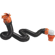 Camco 39762 Black RV RhinoFLEX 15' Sewer Hose Kit with RhinoFlex Hose and Swivel Fittings