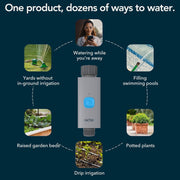Rachio SHV01001 Smart Hose Timer Valve Only, App-Controlled Outdoor Faucet Timer, Quick Install, Gray