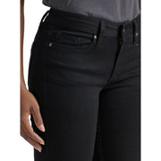 Lee Women's Legendary Bootcut Jeans, Mid Rise, Regular Fit, Black Wash, Size 4, 32 Inseam, 3522501