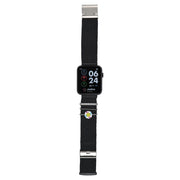 Justice JES4613WM iTime Unisex Child Smart Watch with Black Mesh Magnetic Strap and Black Case 42mm