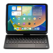 Rotate Magic Keyboard Bluetooth Keyboard Case with Multi-Touch Trackpad, 360 Rotating, RGB Backlit, Rechargeable Battery for iPad, Black