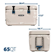 Lifetime 290983 High Performance Cooler 65 Quart in Pumice Stone