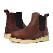 Danner 15481 Bull Run Chelsea Wedge Work Boots for Men, Brown, 11.5W