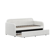 Better Homes & Gardens 2951DBT Juliet Twin Boucle Daybed with Trundle, Ivory