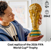 LEGO Editions FIFA World Cup Official Trophy Building Set, 2,842 Pieces, Multicolor, Collectible Soccer Model with 2026 Minifigure, 43020