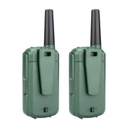 Ozark Trail L3TWD003-CS-R-US Two Way Walkie Talkie, IPX4, 22 Channel, Green, 2 Pack