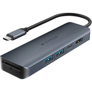 Hyper HD4002GL HyperDrive Next 6 Port USB-C Hub, Midnight Blue