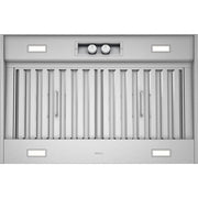 Zephyr Spruce 36 Inch Outdoor Range Hood Insert, 1200 CFM Internal Blower, LumiLight LED Lighting, Stainless Steel, 3-Speed Metallic Knob Controls, AK9834BS