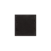 Signature Hardware HV-1015-1212-CI Mission Cast Iron Floor Register - Black 12