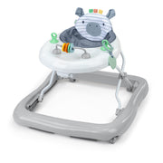 Kids II Ingenuity Smooth Strides Activity Baby Walker, Foldable Design, Adjustable Height, Chambray, 6-12 Months, 17151-083