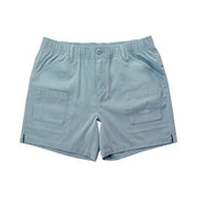 AFTCO Flex 01 Men's Fishing Shorts, Stretch-Twill Fabric, UPF 50 Sun Protection, Blue Shadow, Extra Large, 7 Pockets, 81538378