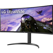 LG 34BP65C-B 34in UltraWide Curved Computer Monitor, 21:9 QHD 3440x1440, 160Hz Refresh Rate, 1ms Response Time, HDR10, AMD FreeSync Premium, Black