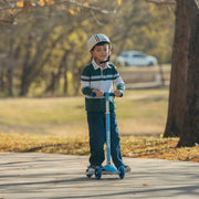 GOTRAX GT-BOBLOO Bobloo 3-Wheel Light-Up Kick Scooter for Kids, Blue, Adjustable Handlebars, LED Wheels, Blue