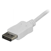 StarTech.com USB C to DisplayPort Cable, 6 ft, 4K 60Hz, White, CDP2DPMM6W