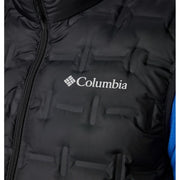 Columbia Delta Ridge II Down Vest, 650-Fill Power Insulation, Omni-Heat Thermal-Reflective Lining, Water-Resistant, Black, X-Large, 208626