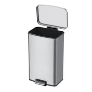 Better Homes & Gardens WM9188MT-50L 13.2 Gallon Rectangular Stainless Steel Trash Can, Silver