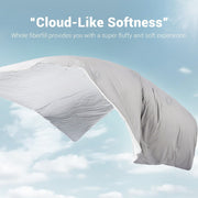SORMAG Cooling Comforter King Size, Double-Sided Cooling Blanket, Lightweight Silk Smooth Fabric, Grey, 104x90 in