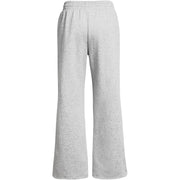 Under Armour Icon Fleece Wide-Leg Pants for Ladies - Mod Gray Light Heather/White - L