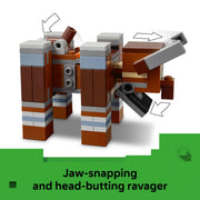 LEGO Minecraft The Pillager Outpost and Ravager Building Kit, 665 Pieces, Multicolor, 21278