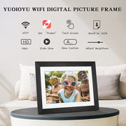 Aursear XG-11 10.1'' WiFi Digital Picture Frame, Electric Smart Digital Photo Frame with 1280x800 IPS Touchscreen, Auto-Rotate, Share Moments Instantly via Free App from Anywhere