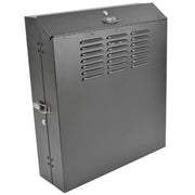 Tripp Lite SmartRack 4U Vertical Wall Mount Server Rack Enclosure Cabinet, Low Profile, Switch-Depth 20in, Black, SRWF4U