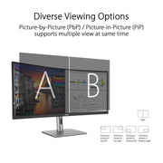 ASUS ProArt Display 34.1-Inch Ultrawide Curved IPS Monitor, 3440 x 1440 Resolution, 3800R Curve, 100% sRGB/Rec.709, Delta E <2, USB-C with 96W Power Delivery, HDMI, RJ45, Black