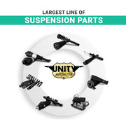 Unity Automotive Front Complete Strut Assembly with Coil Spring, Top Mount, Bearing Plate, Bumper, and Insulators for 2005-2009 Chevrolet Uplander, 2005-2007 Buick Terraza, Montana, Saturn Relay