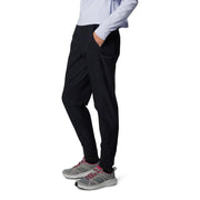 Columbia Women's Leslie Falls Jogger II, Stretchable Nylon, UPF 50 Sun Protection, Black, X-Large, 208705
